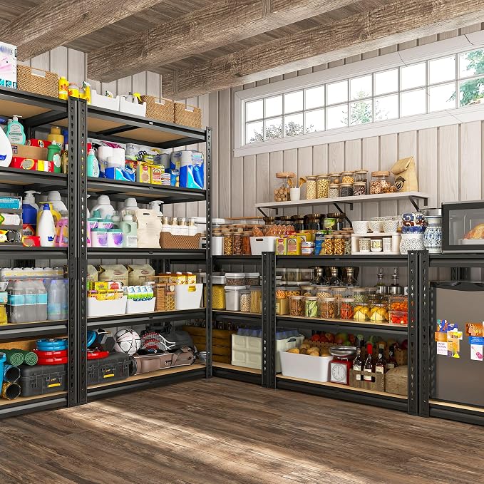 REIBII Storage Shelves 5 Tier Garage Shelving Heavy Duty Metal Shelving 2020LBS - Image 2