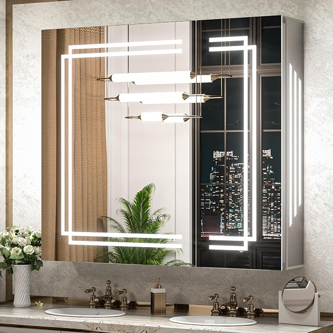 TokeShimi 36 x 32 Bathroom Medicine Cabinet by RefinedBathroomAccessories