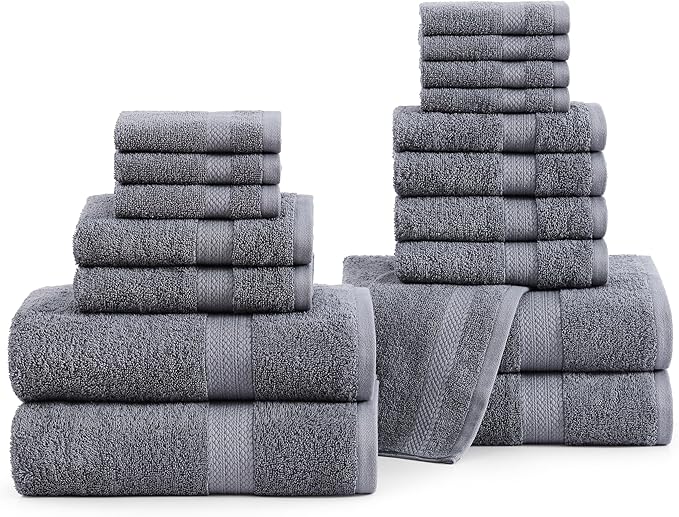LANE LINEN 100% Cotton Bath Towel Set by LaneLinen