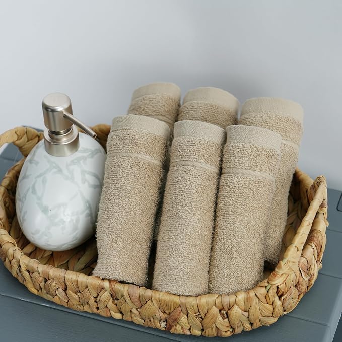Tens Towels Pack of 60 Washcloths, 12 x 12 Inches, Lighter Weight, Quick to Dry - Image 7