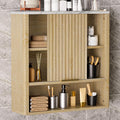 24” Bathroom Wall Cabinet, Modern Wood Medicine Cabinet by HOCAT