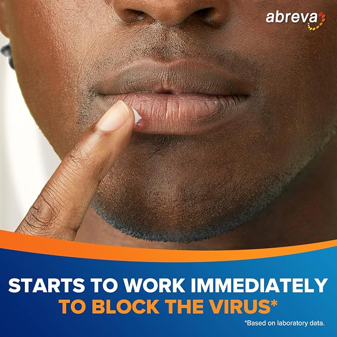 Abreva Docosanol 10% Cream Cold Sore Treatment, Fever Blister and Cold Sore - Image 3