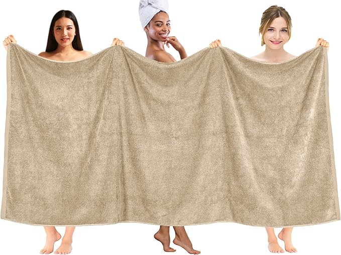DAN RIVER Pack of 1 Bath Sheet 40x80 Inches, Big Towels Oversized Extra Large - Image 2