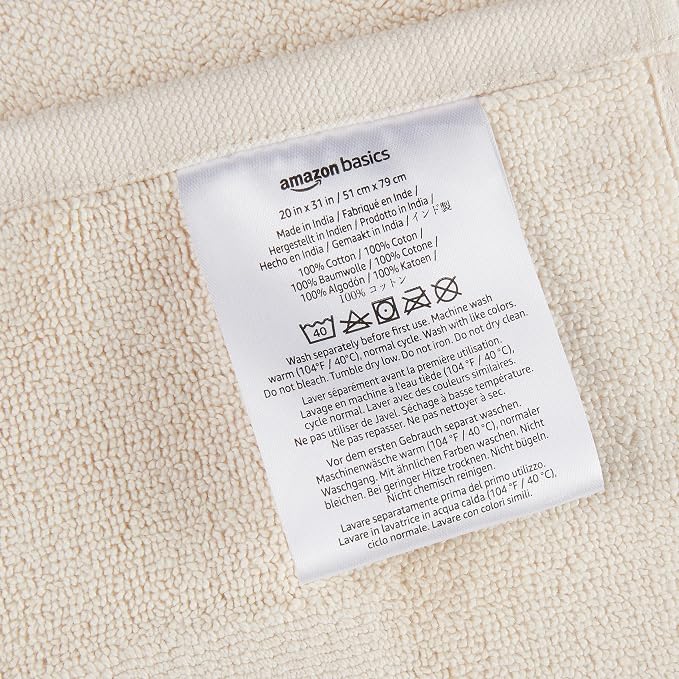 Amazon Basics Banded Bathroom Bath Rug Mat - Image 4