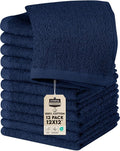 Utopia Towels 12 Pack Cotton Washcloths Set, 100% Ring Spun Cotton, Premium by UTOPIATOWELS