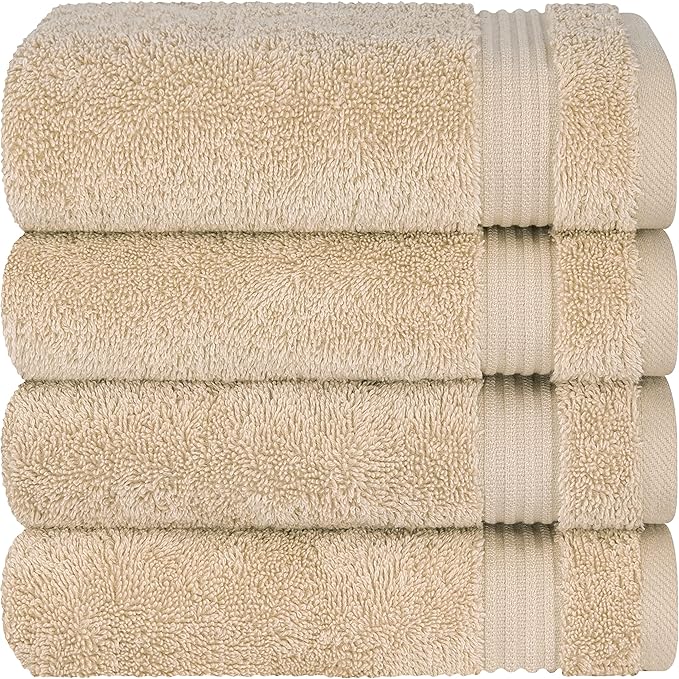 Cotton Paradise Hand Towels for Bathroom, 100% Cotton Turkish 4 Piece Hand - Image 6