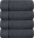 MyOwn Ultra Soft 4 Pack Oversized Bath Towel Set 27x54 inches, 100% Cotton Bath by Unknown