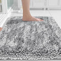 Yimobra Chenille Bathroom Rugs Non Slip, Extra Thick Soft Absorbent Bath Rug by Yimobra