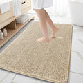 OLANLY Bathroom Rugs 59x35, Extra Soft Absorbent Chenille Bath Rugs, Rubber by OLANLY