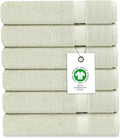 Delara Organic Cotton Luxuriously Plush Washcloths Pack of 6 | GOTS & Oeko-TEX by Delara