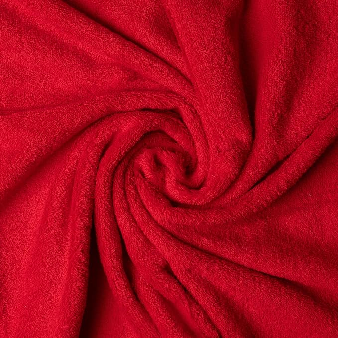 Melissa Linen, 8 Piece Towel Set, 2 Bath Towel 2 Hand Towel 4 Fingertip Red - Image 3
