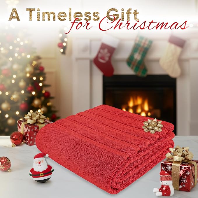 American Soft Linen 35x70 Jumbo Large Bath Towels, 600 GSM 100% Cotton Turkish - Image 2