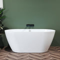 FerdY Nauru 55" Acrylic Freestanding Bathtub, Gracefully Shaped Freestanding by FerdY