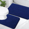 OLANLY Bathroom Rugs Sets 2 Piece, Soft Absorbent Chenille Bath Mats and by OLANLY