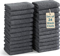 Casa Platino Wash Cloths Set of 24- Spa & Salon Quality by CasaPlatino
