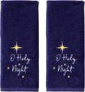 SKL Home Religious/Christmas/Winter O Holy Night Hand Towel 2pc Set by SKLHomebySaturdayKnightLtd
