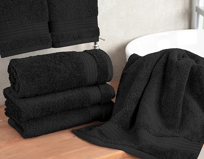 Cotton Paradise Hand Towels for Bathroom, 100% Cotton Turkish 4 Piece Hand - Image 3
