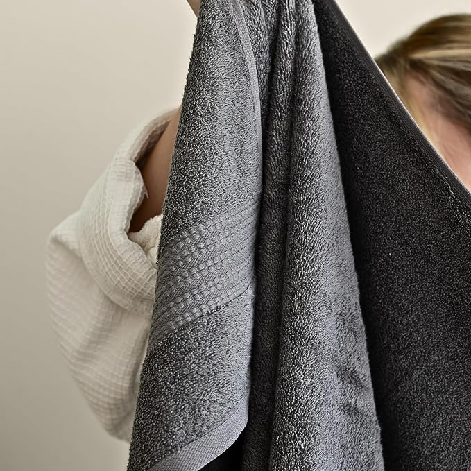 100% Turkish Cotton Towel Set of 6 - Image 4