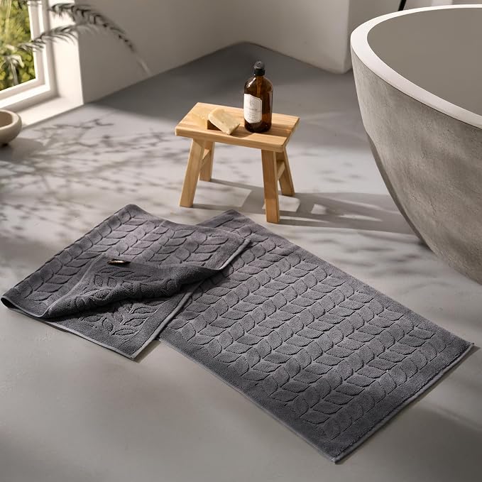BAGNO MILANO Turkish Bath Towels, Soft Plush Jacquard Luxury Bath Towels - Image 2