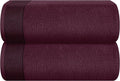Belizzi Home Cotton 2 Pack Oversized Bath Sheet 35 x 70, Large Bath Sheet by Unknown