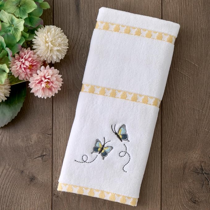 SKL Home Dancing Butterflies Hand Towel 2pc Set - Image 4