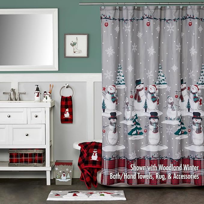 SKL Home Christmas Woodland Winter Snowman Rug - Image 5