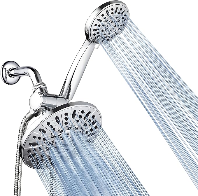 AquaDance 7" Premium High Pressure 3-Way Rainfall Combo by AquaDance