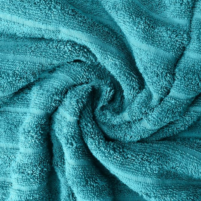 DAN RIVER Pack of 2 Bath Sheet 35x70 Inches, Premium Ribbed Oversized Towels - Image 7
