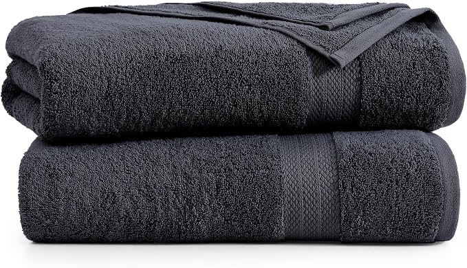 LANE LINEN (35"x66" Large Bath Sheets Set of 4-100% Cotton Bath Sheet - Image 2