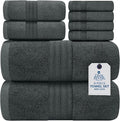 DAN RIVER 8 PC Luxury Bath Towels by DanRiver
