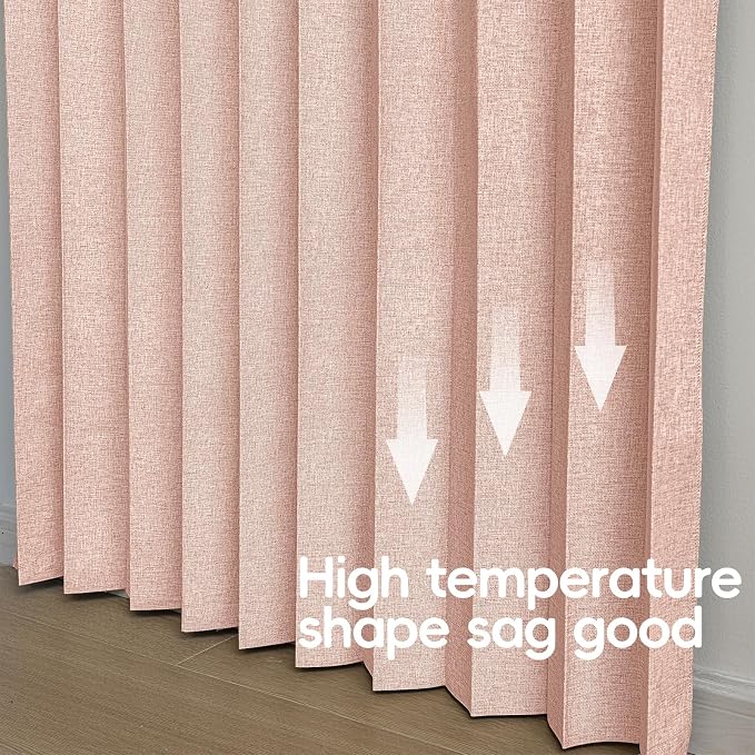 Accordian Door Curtain, 100% Blackout Folding Magnetic Doorway Curtains - Image 7