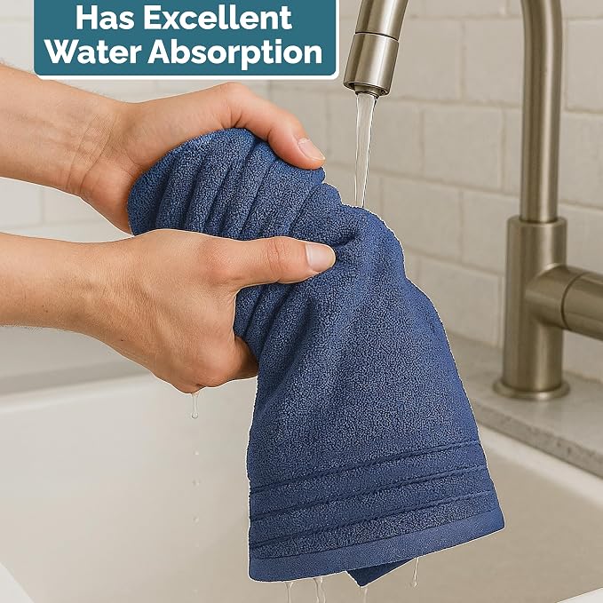 Casa Platino Hand Towels Pack of 6 - Image 6