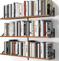 Heimlove Floating Shelves for Wall, 36 Inch Long Wood Floating Bookshelf Set of by Heimlove