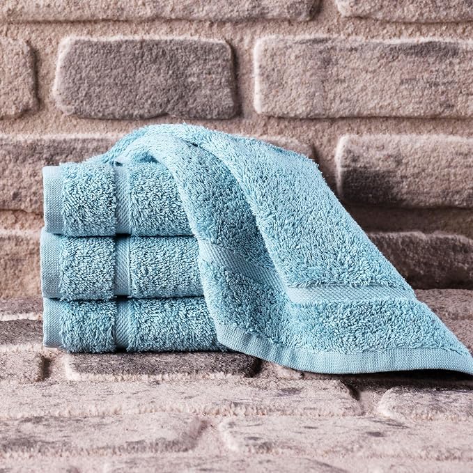 Hawmam Linen Luxury Cotton Washcloths 13x13 Inch - Image 5