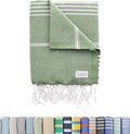 Large Turkish Beach Towel, Classic Sage by CapeComforts
