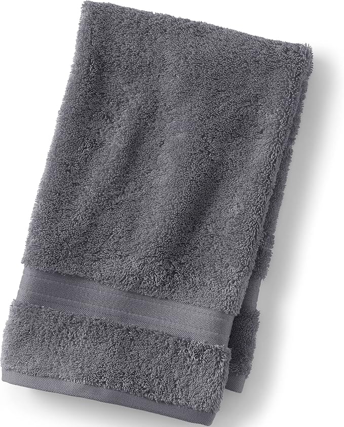 Lands' End Supima Towel Rich Steel Bath- Hand Towel - Image 2