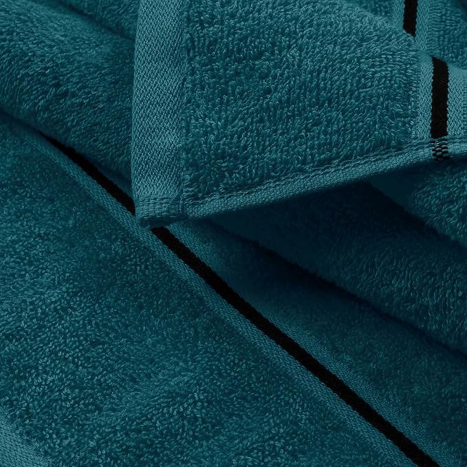 MyOwn Cotton 2 Pack Oversized Bath Towel Set 28x55 inches, Large Bath Towels - Image 2