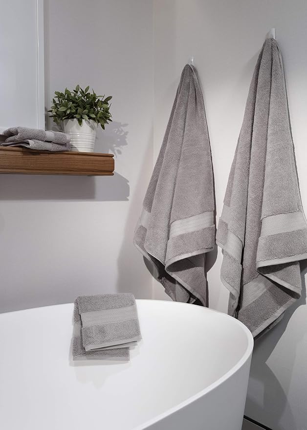 Fabdreams 100% Organic Cotton Bath Towel Set of 6 700 GSM Hotel Premium Plush - Image 3