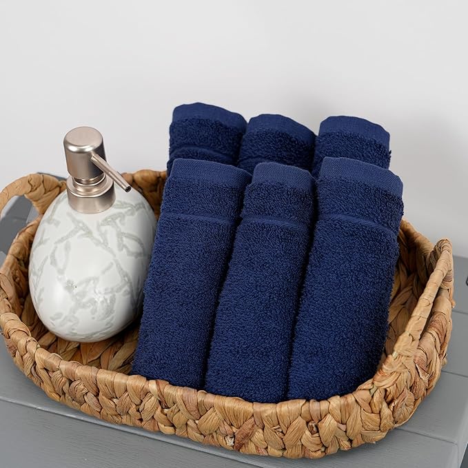 Tens Towels Pack of 60 Washcloths, 12 x 12 Inches, Lighter Weight, Quick to Dry - Image 7