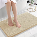 OLANLY Bathroom Rugs 24x16, Extra Soft Absorbent Chenille Bath Rugs, Rubber by OLANLY