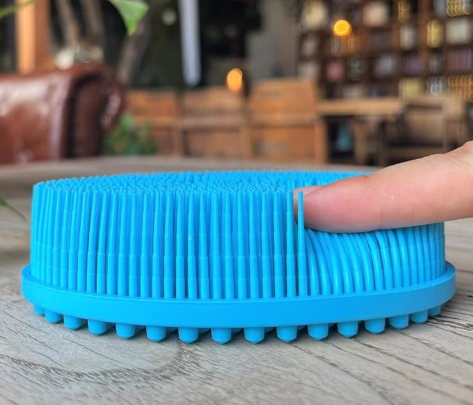 Premium Sensory Brush for Kids or Autism, Soft Silicone Body Scrubber, 2 in 1 by PENEPICO-SIMPLELIFE