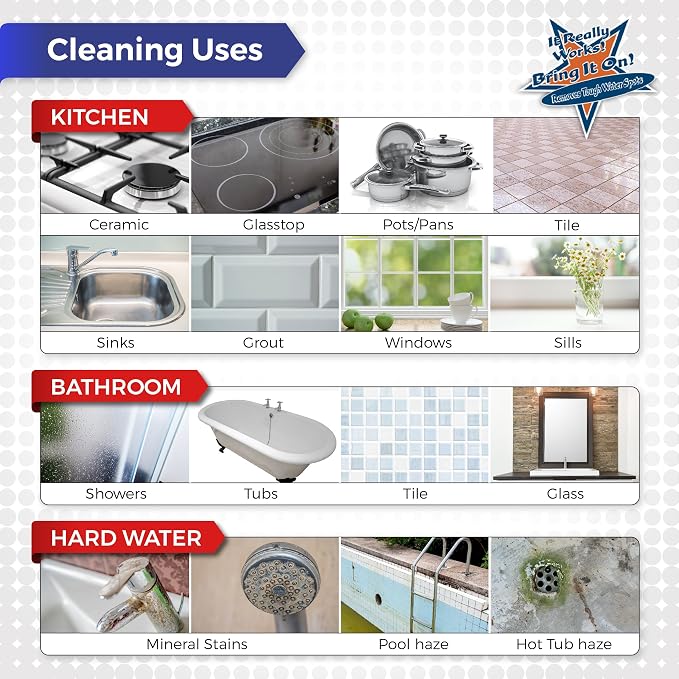 BRING IT ON! CLEANER Professional Hard Water Stain Remover & Glass Shield - Image 5
