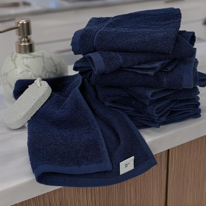 Tens Towels Pack of 60 Washcloths, 12 x 12 Inches, Lighter Weight, Quick to Dry - Image 8