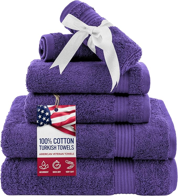 American Veteran Towel, 6 Piece Towel Set by American+Veteran+Towel