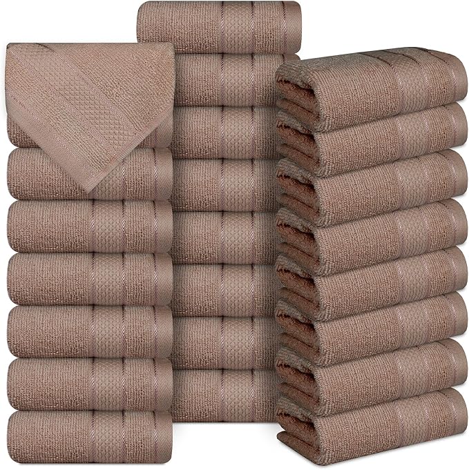 Casa Lino Face Towels & Body Wash Cloths by CASALINO