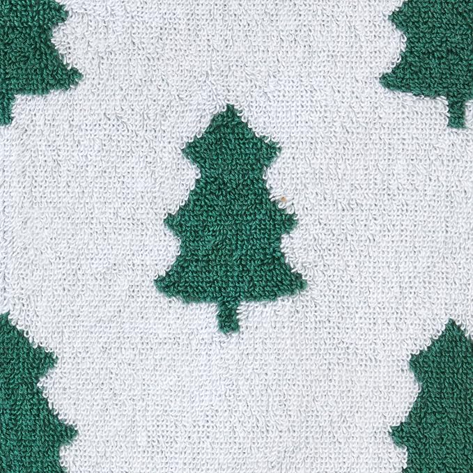 SKL Home Christmas/Winter Holiday Trees 100% Cotton Premium Bath Towel - Image 2