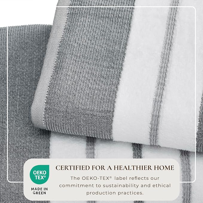 Great Bay Home Decorative Bath Towel Set - Image 2