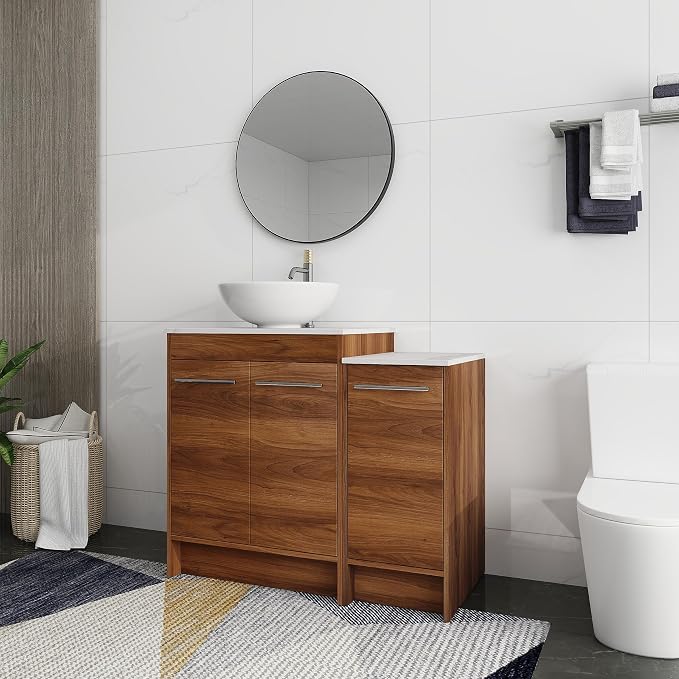 36 Inch Bathroom Vanity with Sink, Mordern Bathroom Vanity, Single Sink - Image 3