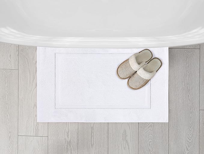 Utopia Towels Cotton Banded Rug, Bath Mats, Not a Bathroom Rug, 21 by 34 Inches - Image 6