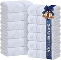 Wealuxe White Hand Towels for Bathroom Cotton Hand Towel Bulk for Gym, Kitchen by WhiteClassic